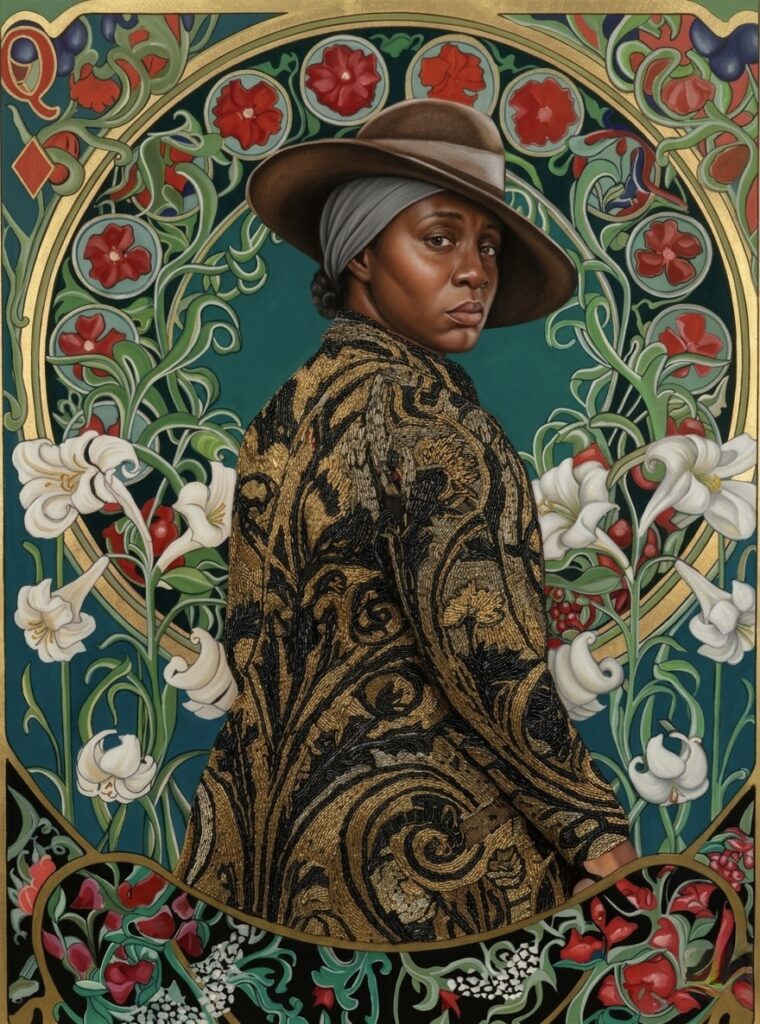 Bonnie Hopper, Reversal of Fortune, Large Scale collage on yupo paper, oil paint/oil stick on hardboard, 48x36x1