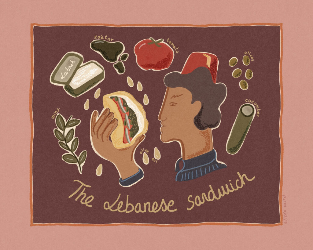 The Lebanese Sandwich from the Zaatar Collection