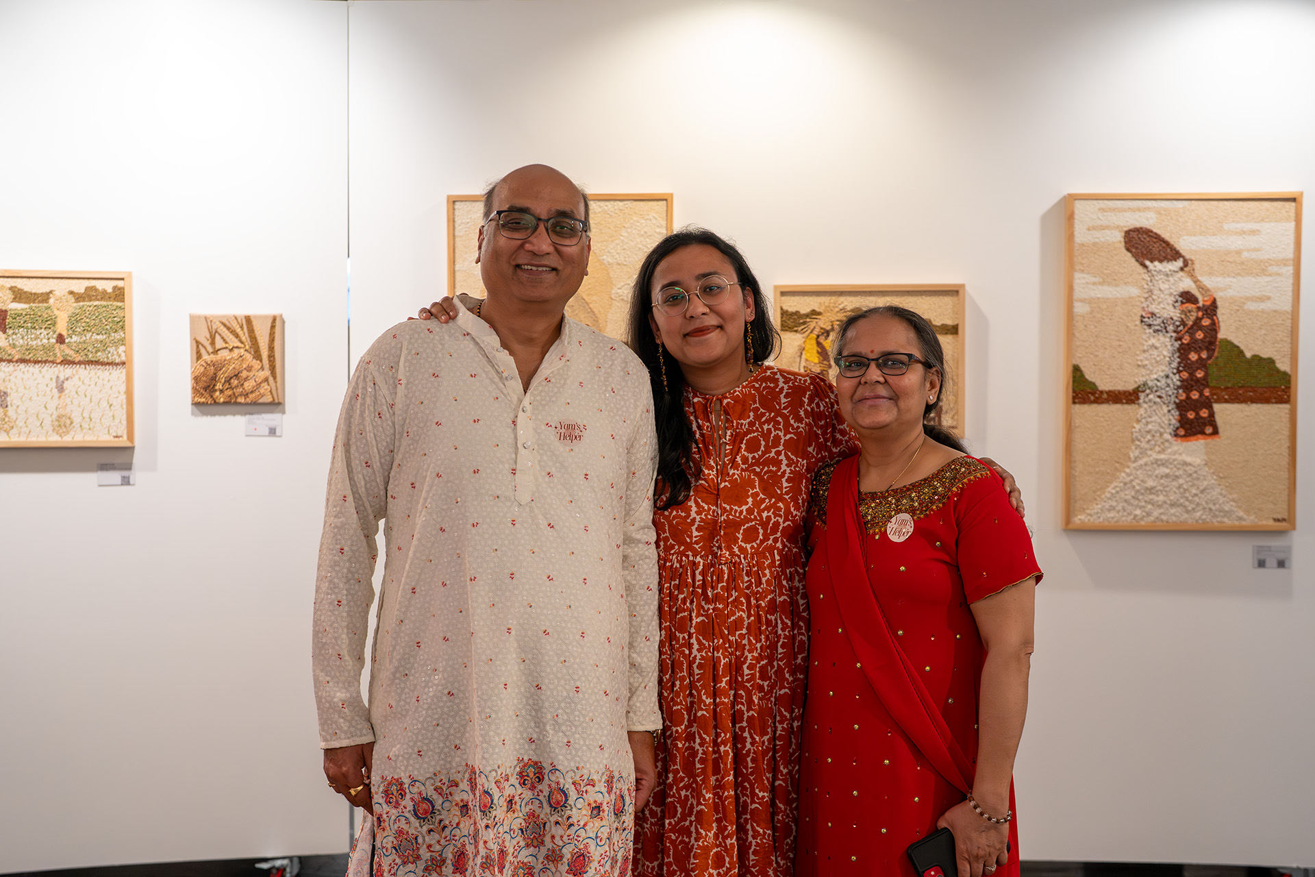 Installation photo of Yaminee Patel solo exhibition